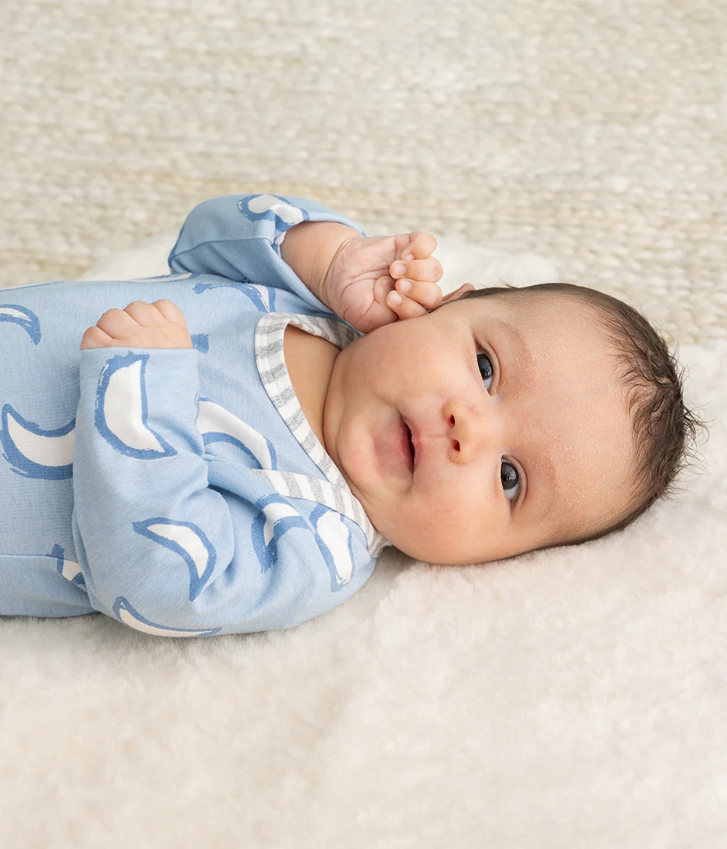 Bodysuit Long Sleeve Cotton Blue Eclipse - Image 7