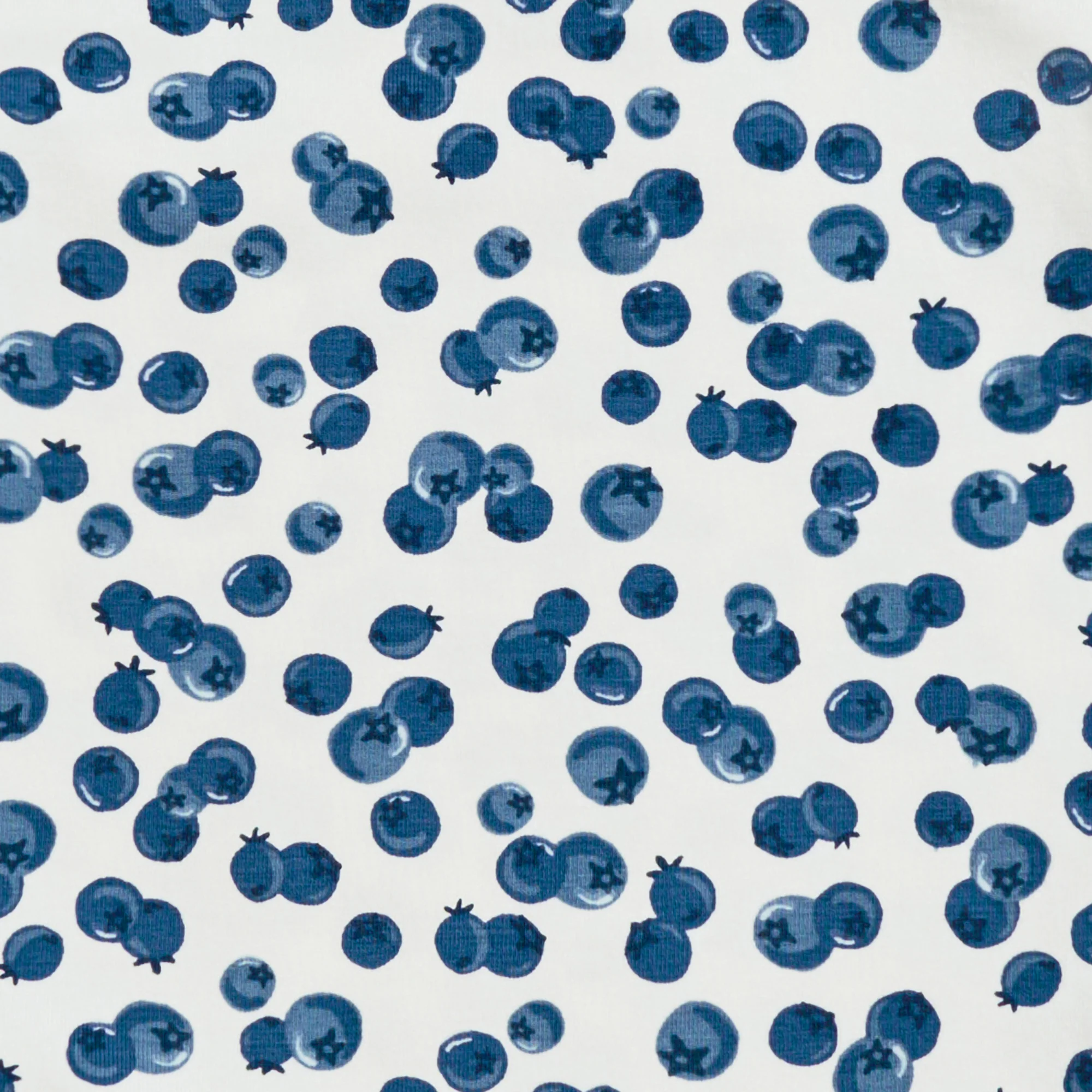Bodysuit Short Sleeve Cotton Blue Blueberries - Image 3