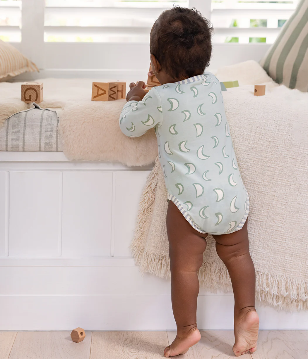 Bodysuit Long Sleeve Cotton Olive Eclipse - Image 6