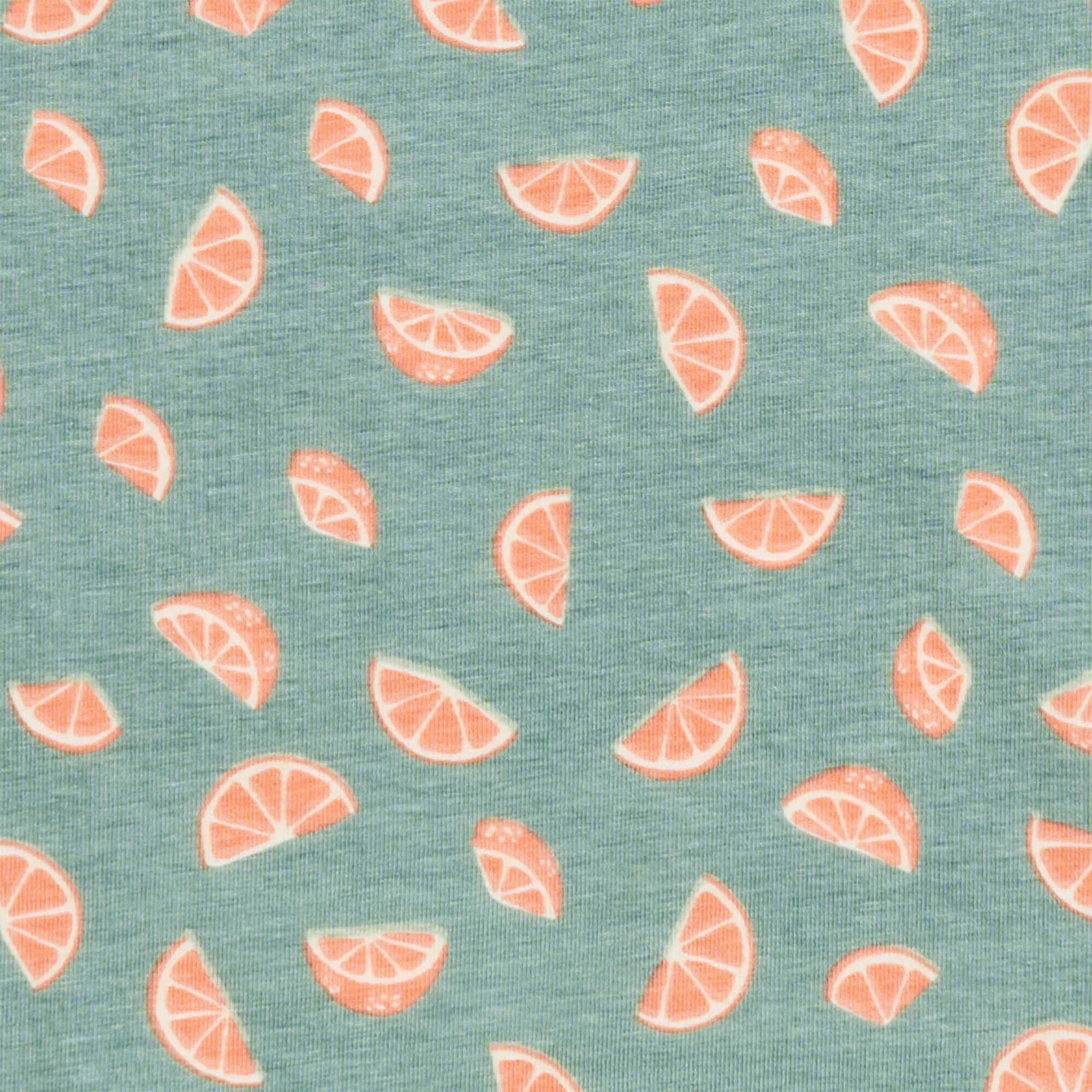 Footless Romper Cotton Green Sliced - Image 3