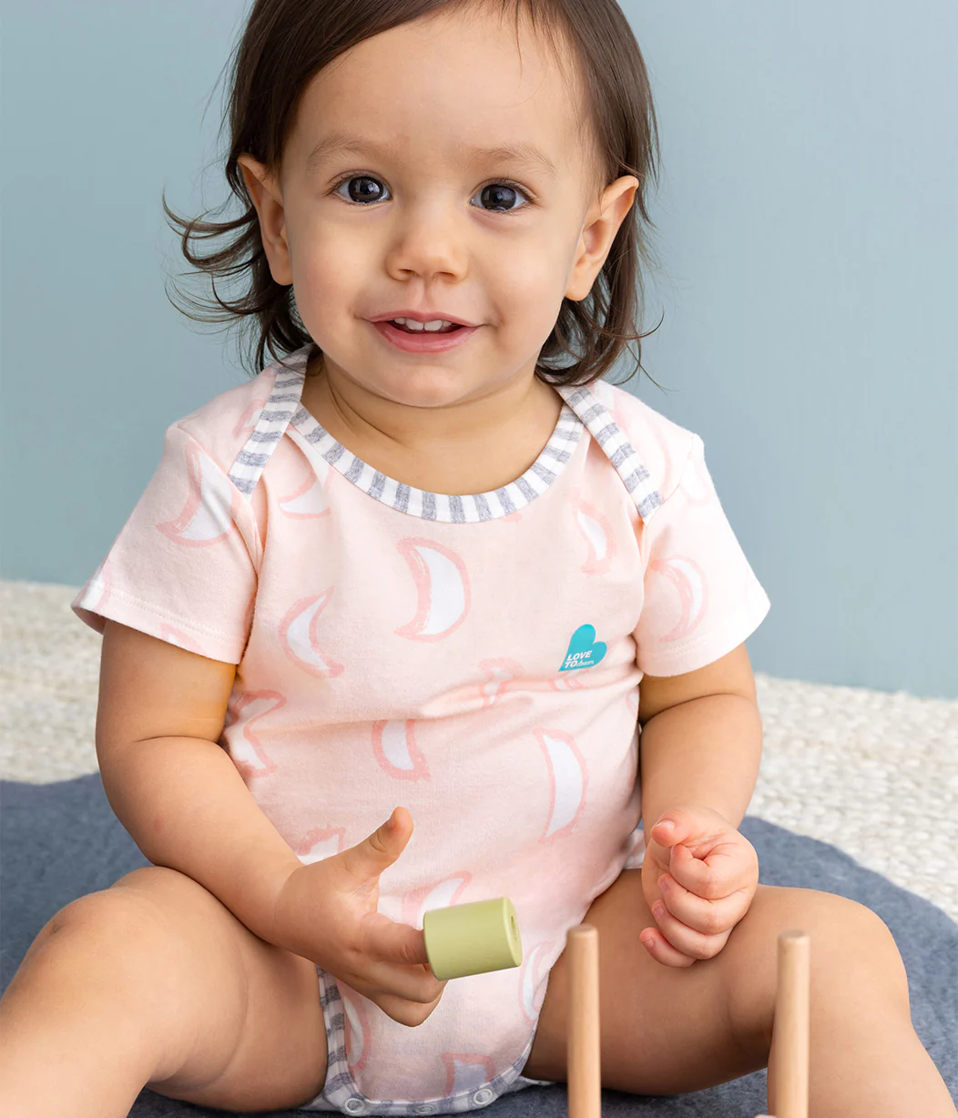 Bodysuit Short Sleeve Cotton Pink Eclipse - Image 4