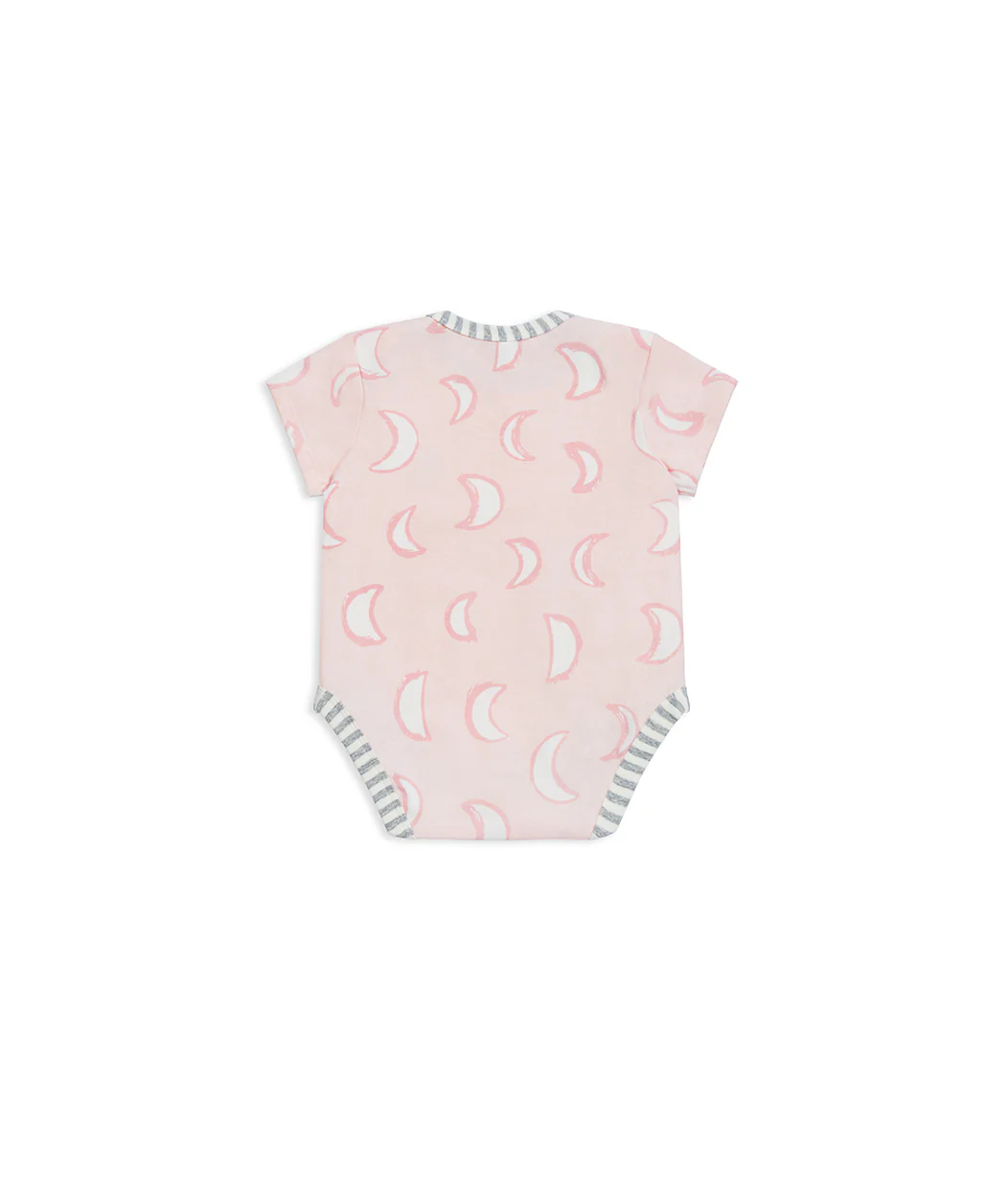 Bodysuit Short Sleeve Cotton Pink Eclipse - Image 5