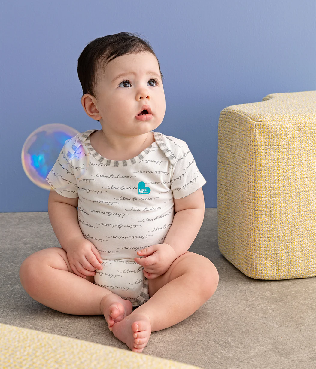 Bodysuit Short Sleeve Cotton White Dreamer - Image 4