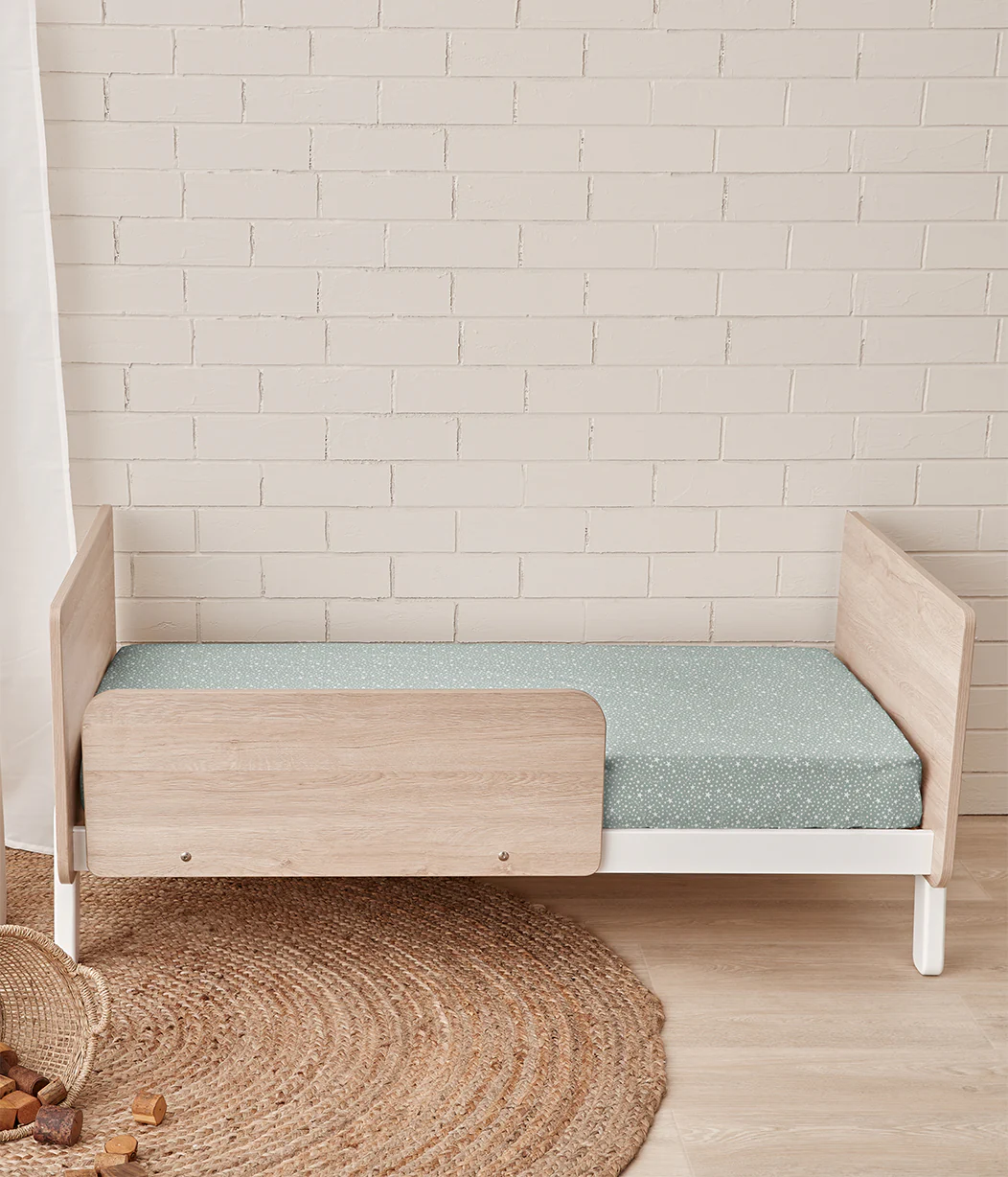 Fitted Cot/Crib Sheet Twin Pack Cotton Green - Image 7