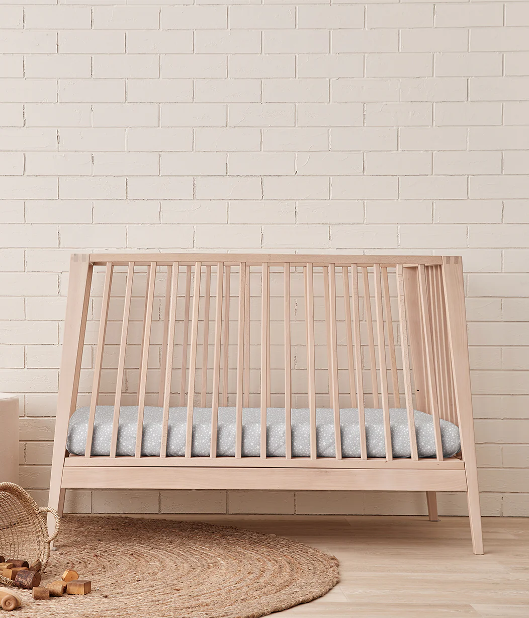 Fitted Cot/Crib Sheet Twin Pack Cotton Grey - Image 6