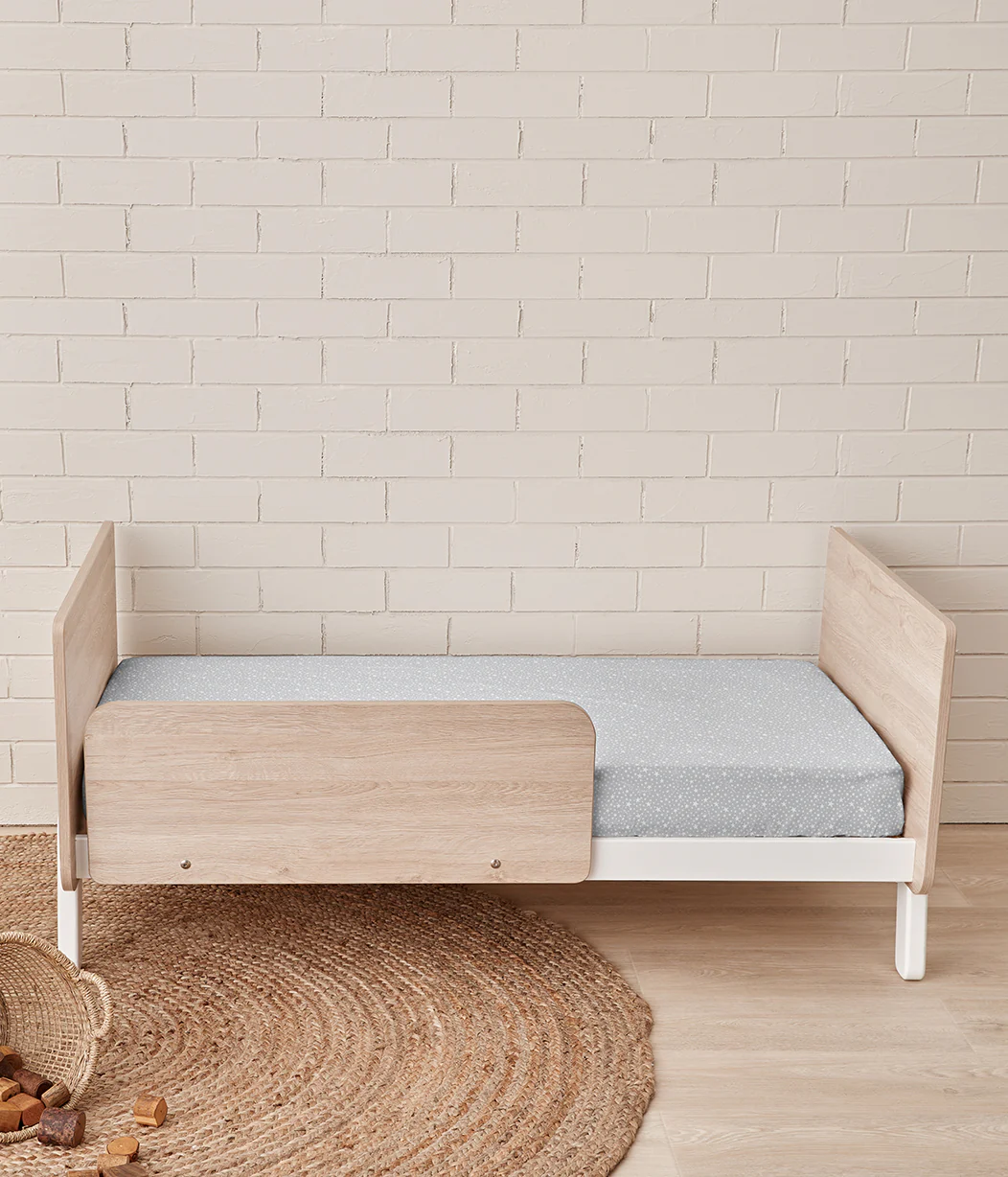 Fitted Cot/Crib Sheet Twin Pack Cotton Grey - Image 7