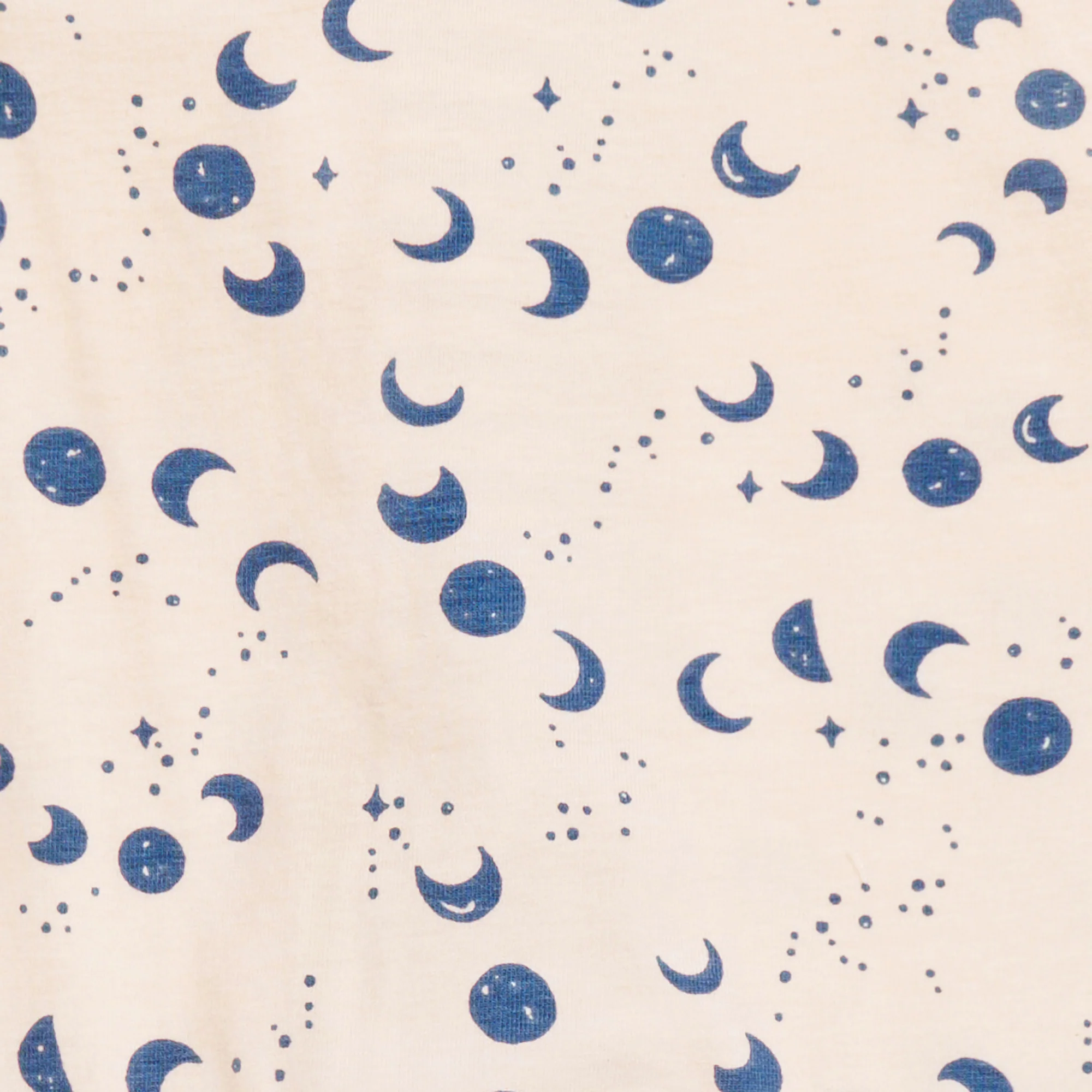 Footless Romper Cotton Ecru Moonscape - Image 3