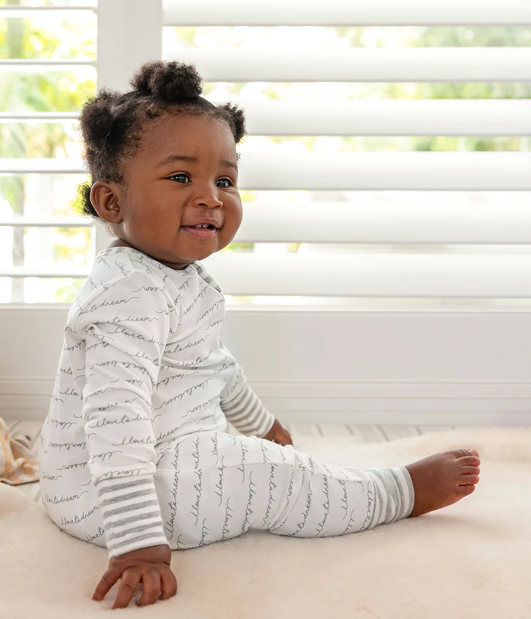 Footless Romper Cotton White Dreamer - Image 4