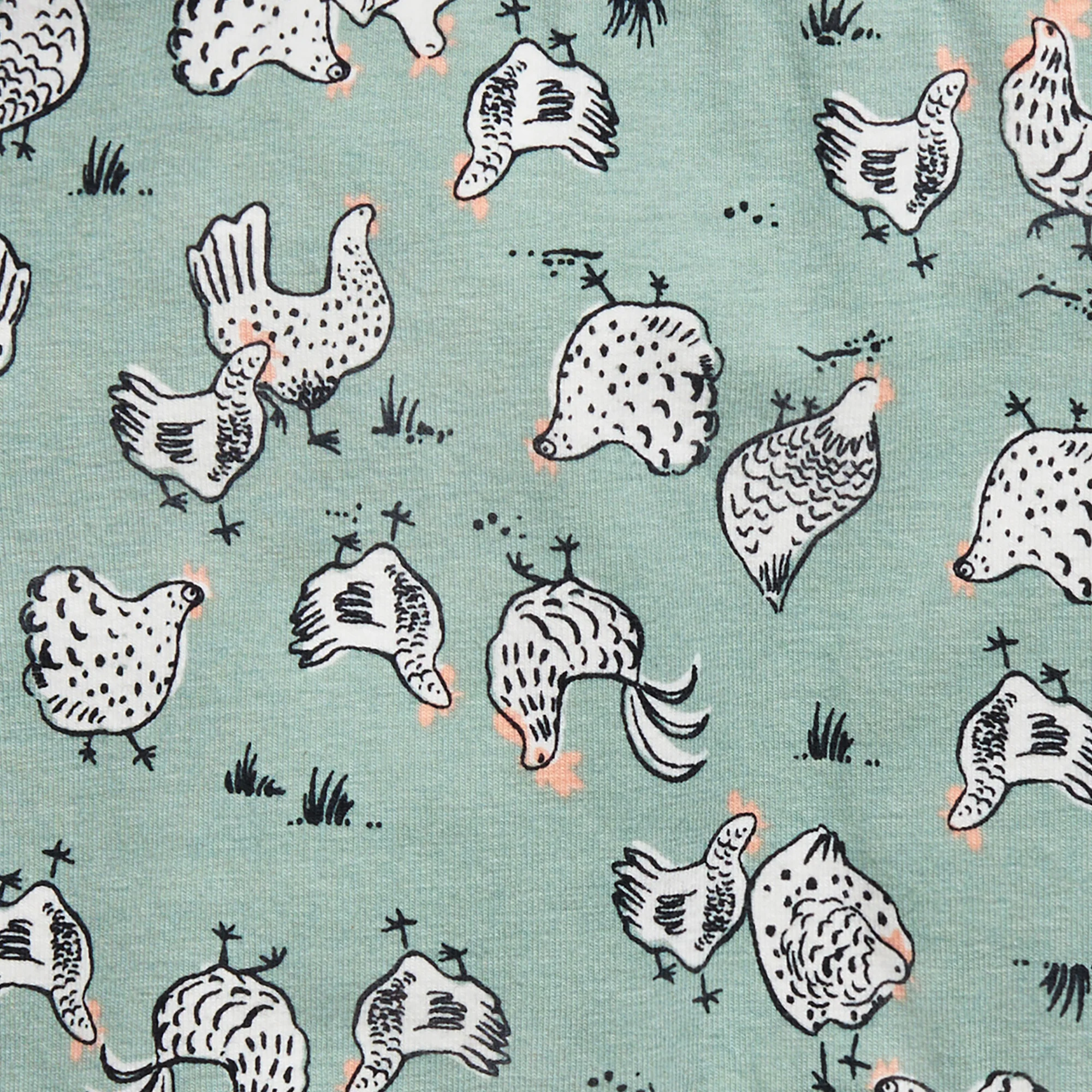Leggings Cotton Olive Chicken Run - Image 4