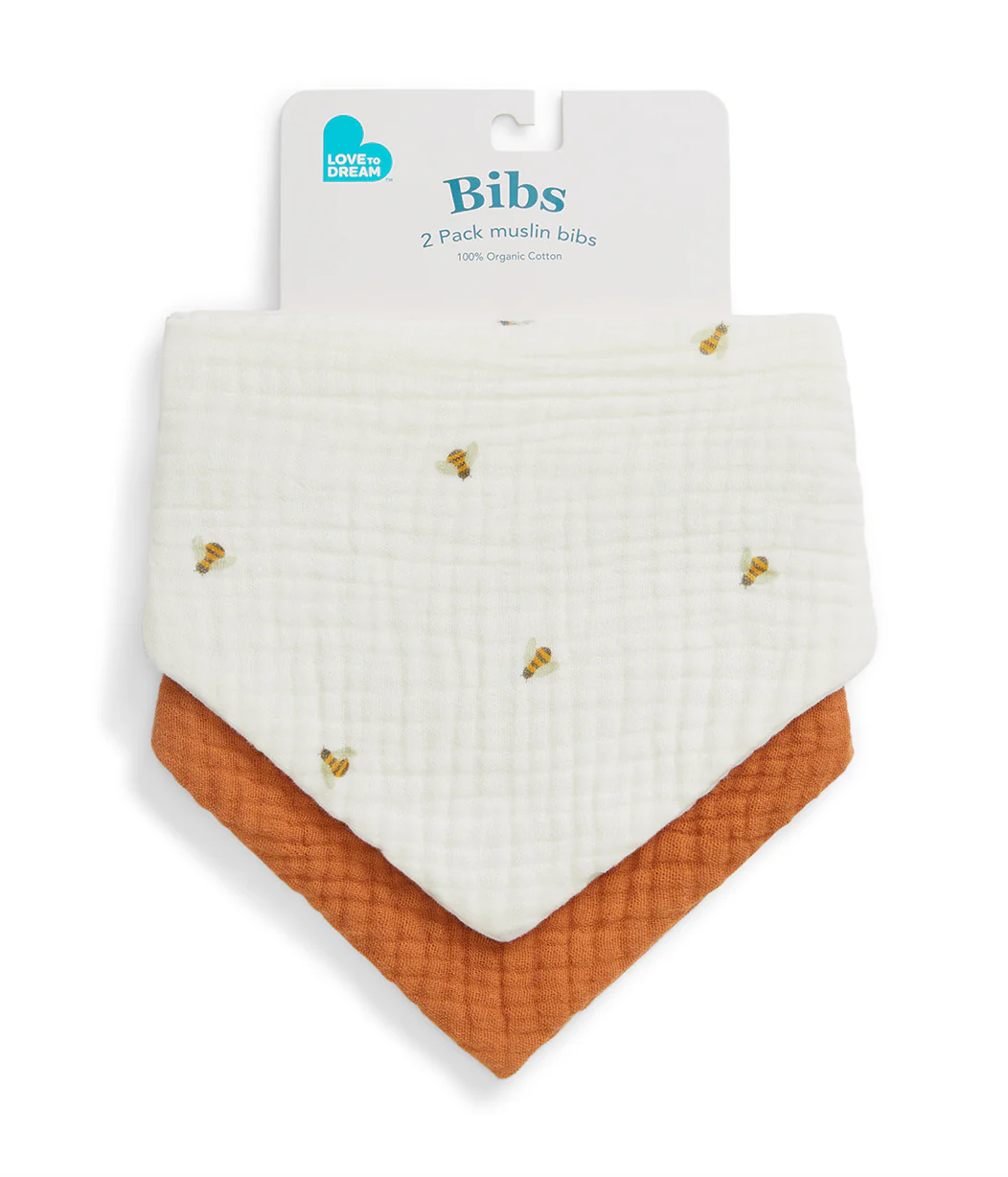 Newborn Essentials Bundle | Swaddle Up 2.5 | 3.5 TOG | Bib | Wash Cloth | Burp Cloth | Hooded Towel | Olive | Bees - Image 9
