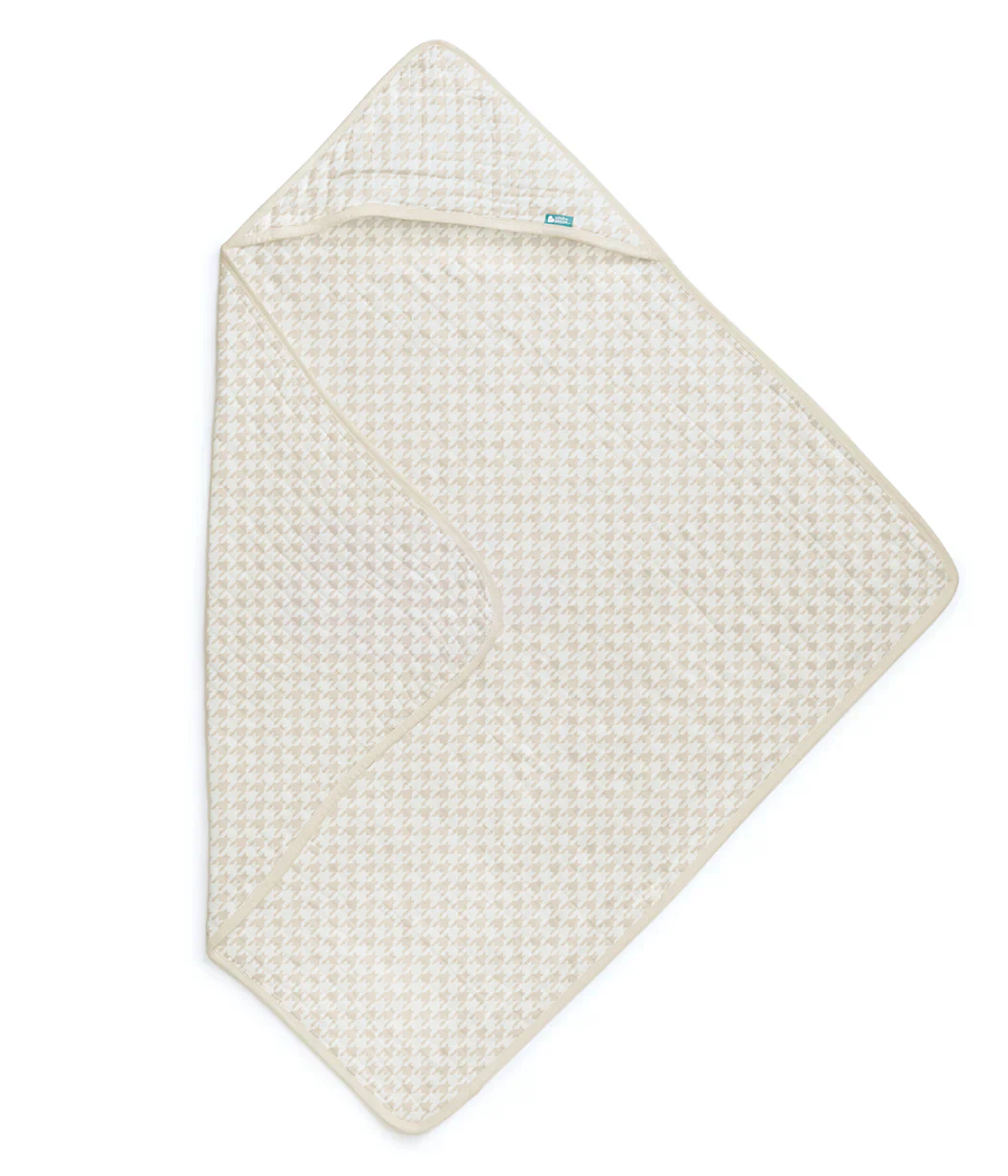 Newborn Ultimate Starter Bundle 1.0 TOG | Swaddle Up x2, Towel x2, Wash Cloth, Burp Cloths, Bibs | Houndstooth - Image 5