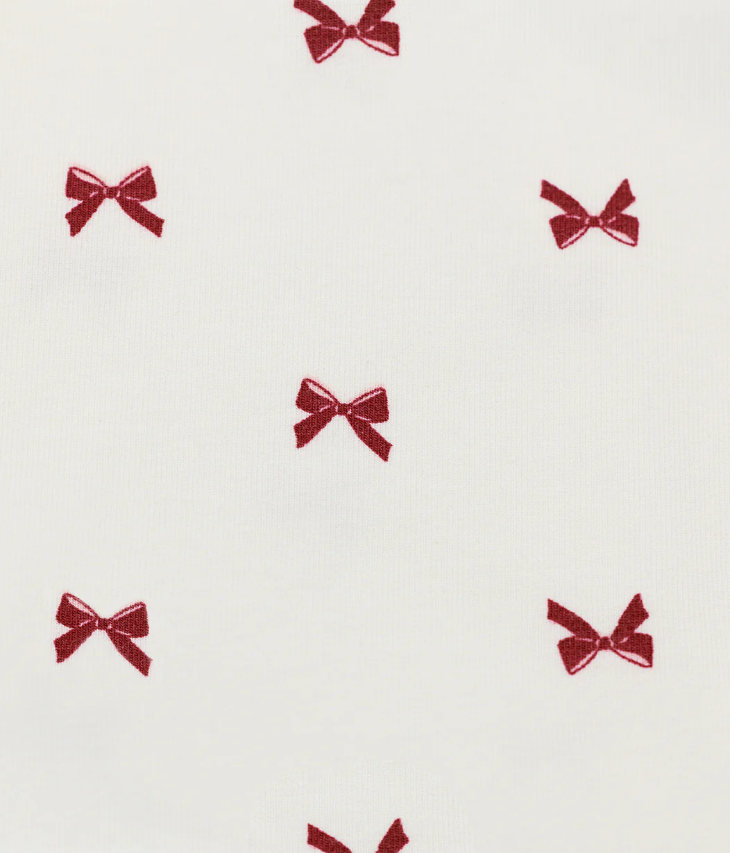 Romper Viscose from Bamboo Cream Bows - Image 4