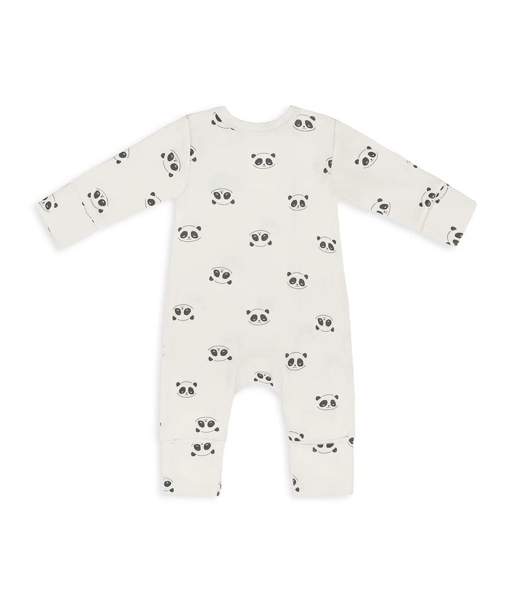 Romper Viscose from Bamboo Cream Sleepy Pandas - Image 3