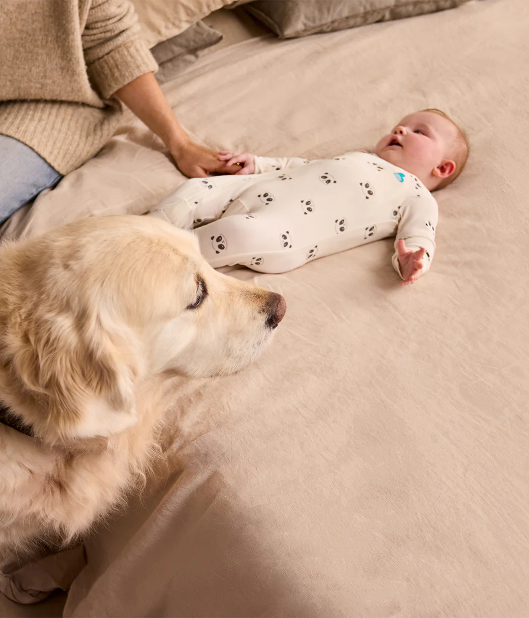 Romper Viscose from Bamboo Cream Sleepy Pandas - Image 5