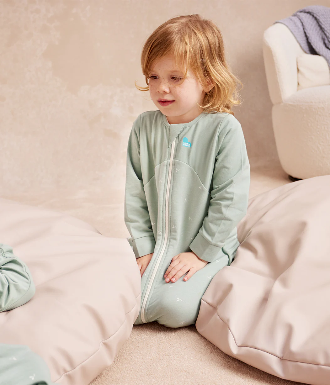 Sleep Bag Long Sleeve 1.5 TOG Cotton Olive Twigs - Image 5