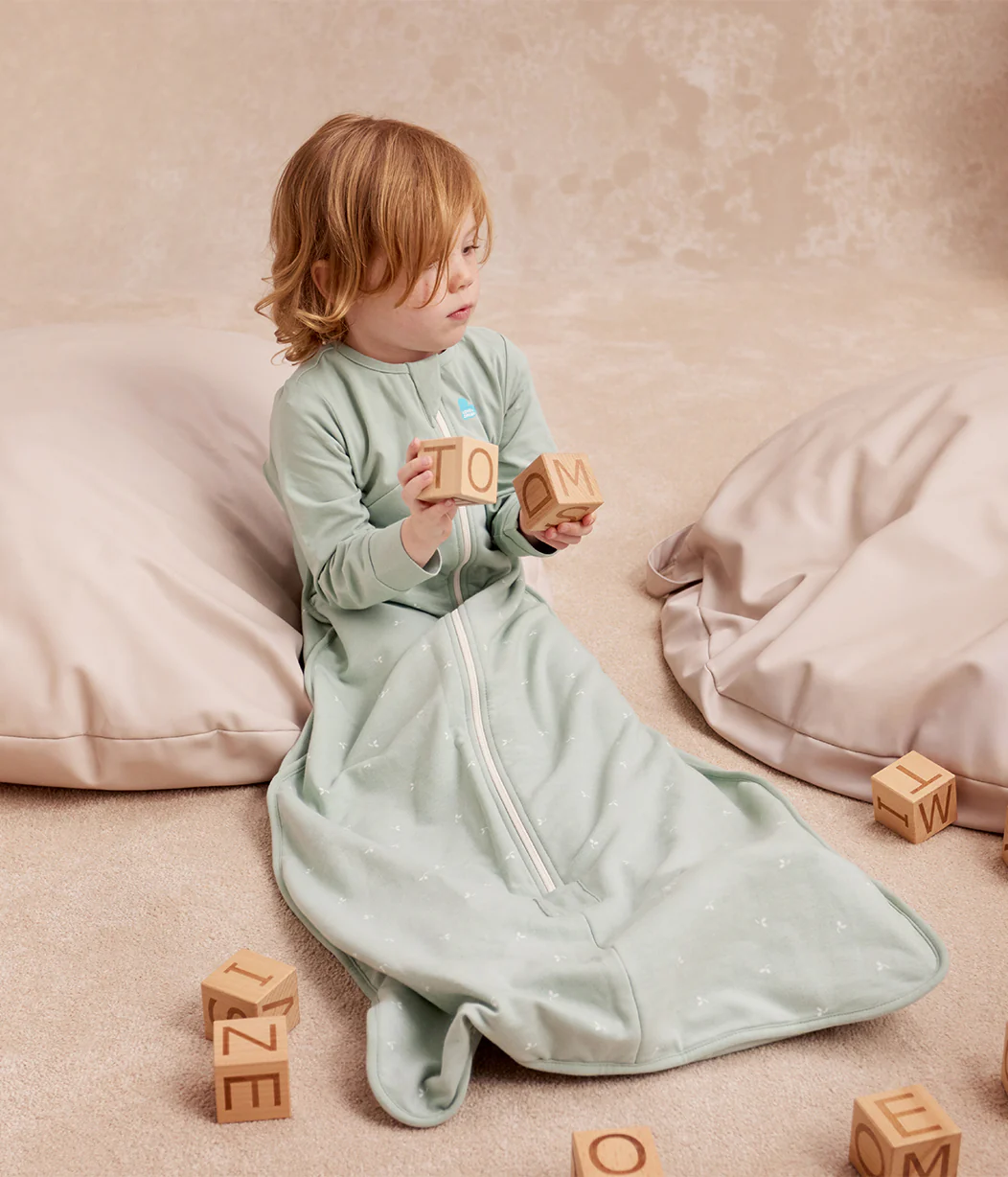 Sleep Bag Long Sleeve 1.5 TOG Cotton Olive Twigs - Image 6