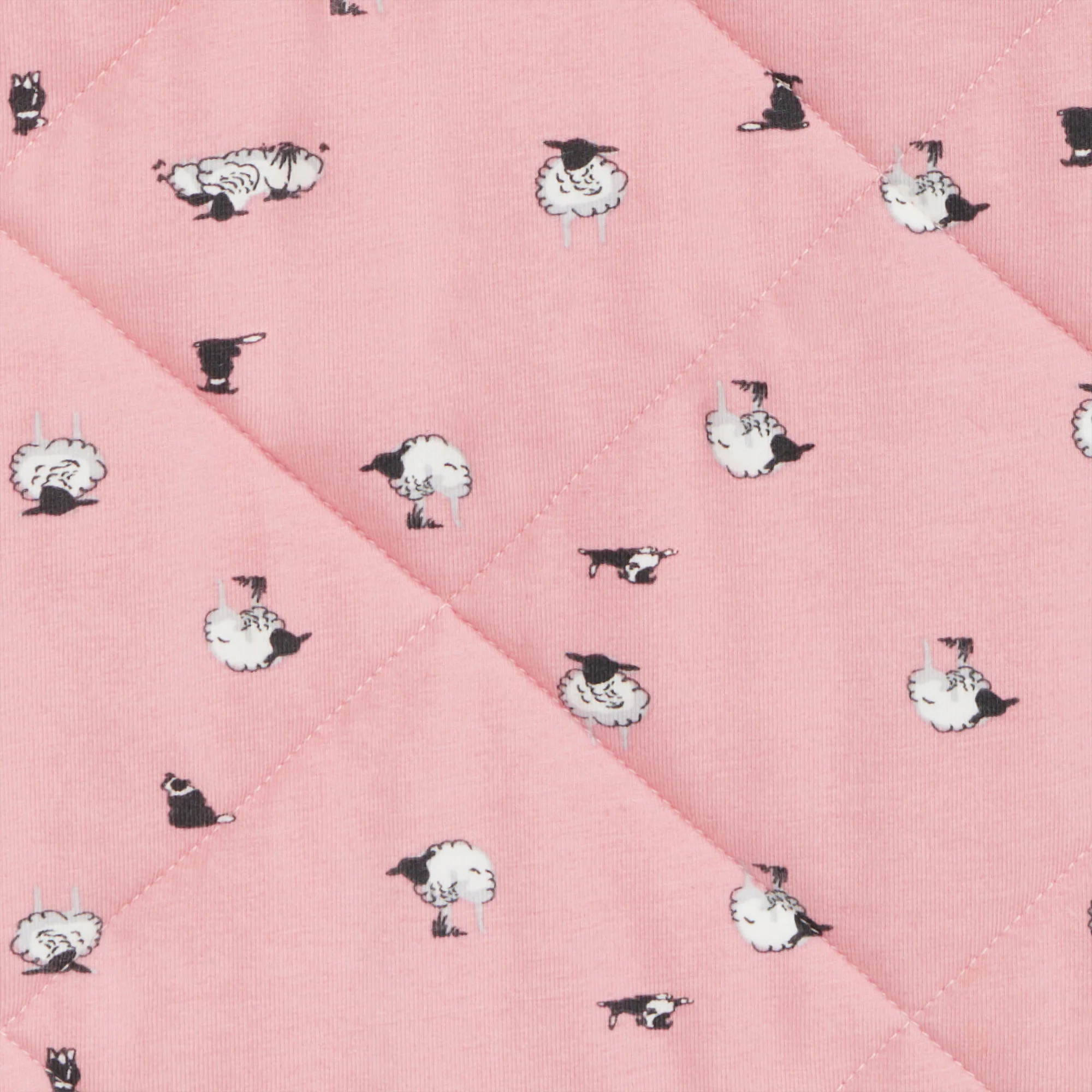 Sleep Bag Long Sleeve 2.5 TOG Organic Cotton/Merino Wool Rose Lamb's Best Friend - Image 4