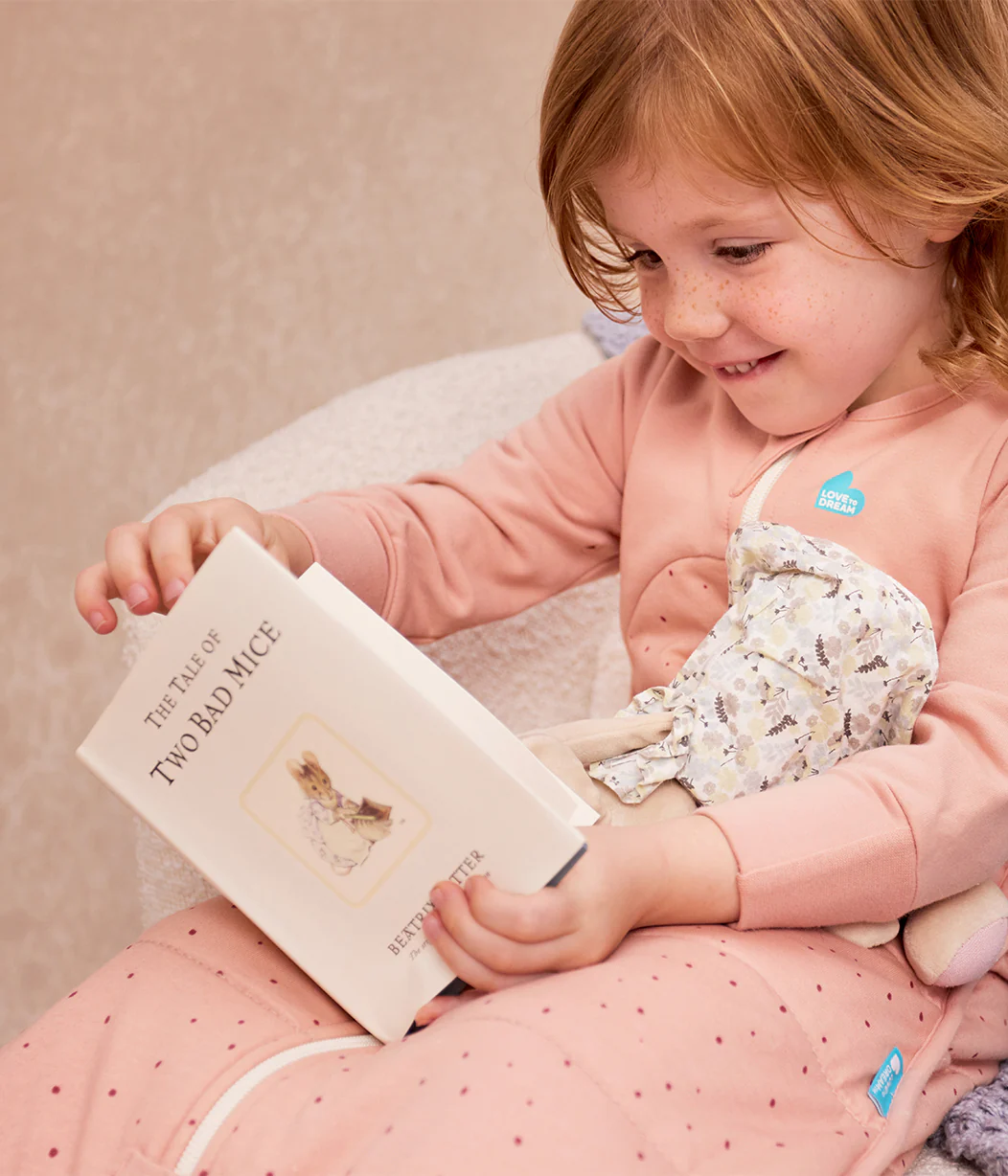 Sleep Bag Long Sleeve 2.5 TOG Cotton Rose Pebbles - Image 6