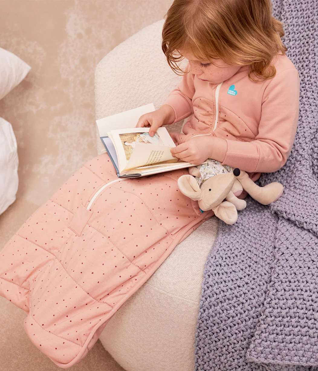 Sleep Bag Long Sleeve 2.5 TOG Cotton Rose Pebbles - Image 7