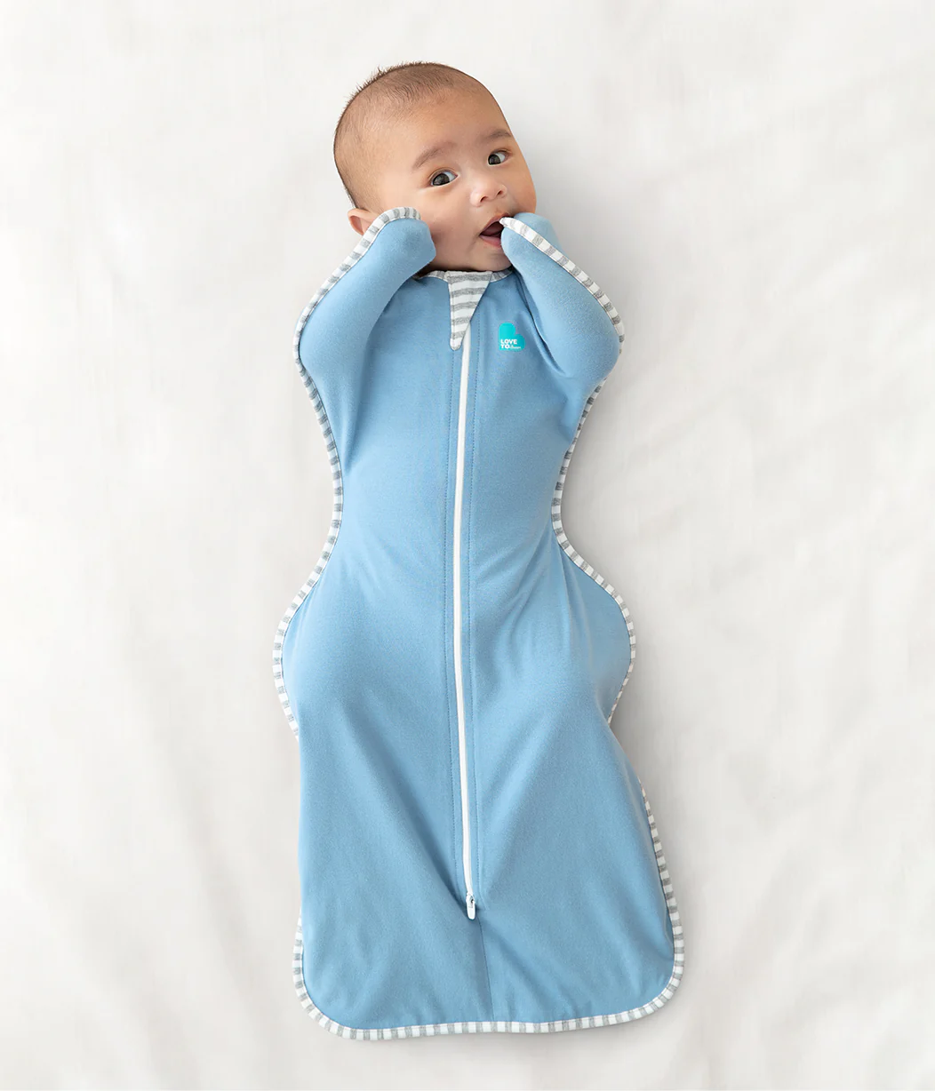 Swaddle Up™ 1.0 TOG Cotton Dusty Blue - Image 4