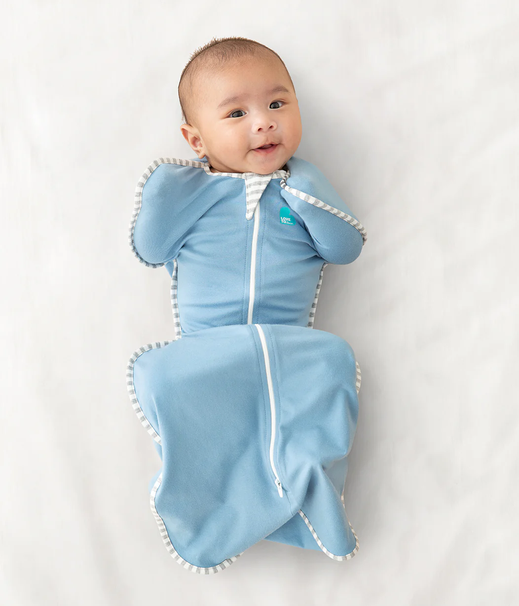 Swaddle Up™ 1.0 TOG Cotton Dusty Blue - Image 6