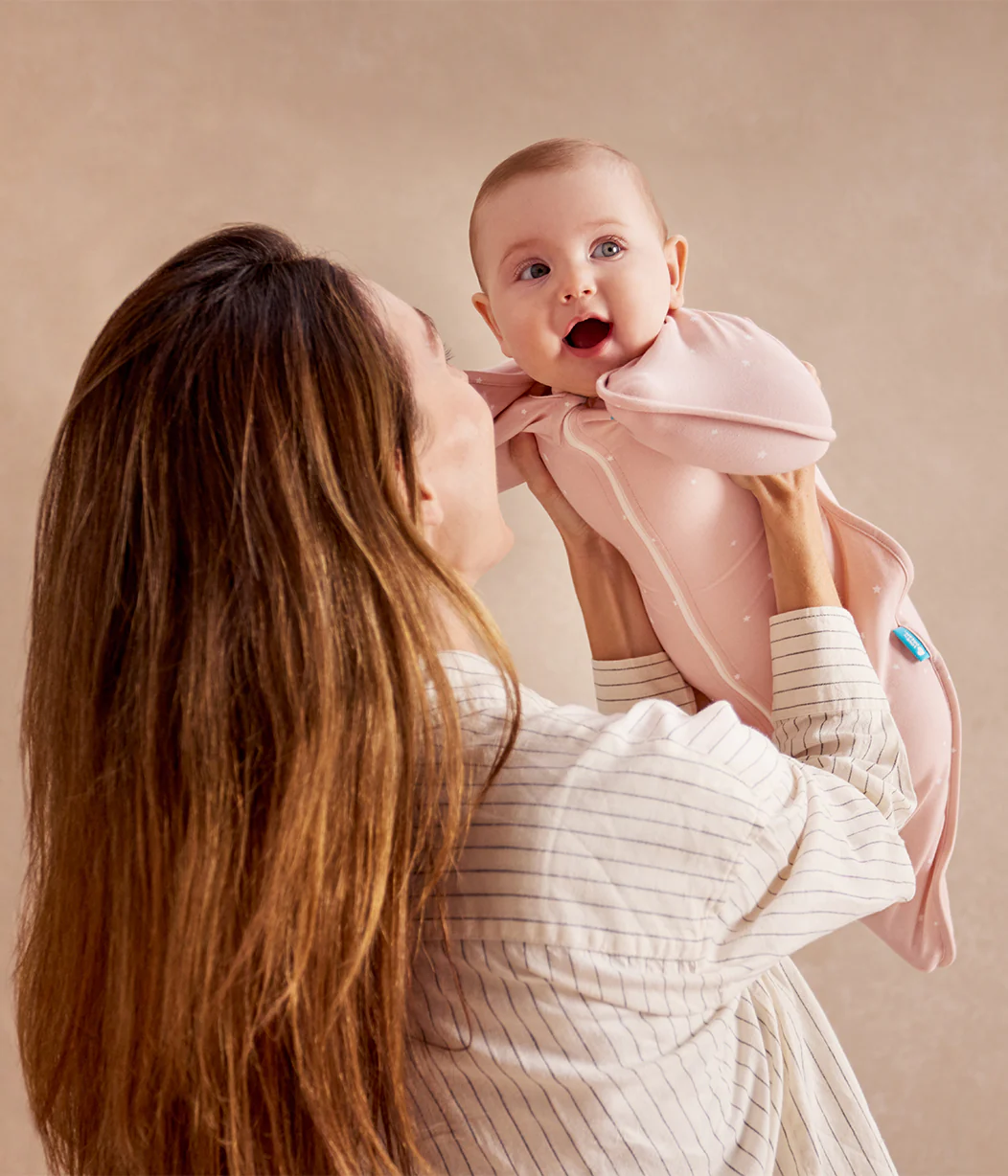 Swaddle Up™ 1.0 TOG Cotton Powder Pink Twinkle - Image 5