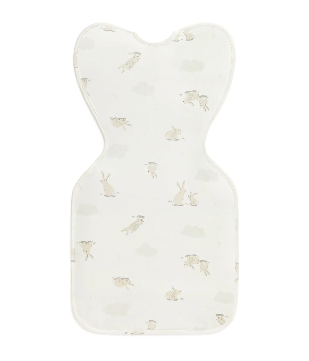 Swaddle Up™ 1.0 TOG Cotton White Cloud Bunnies - Image 3