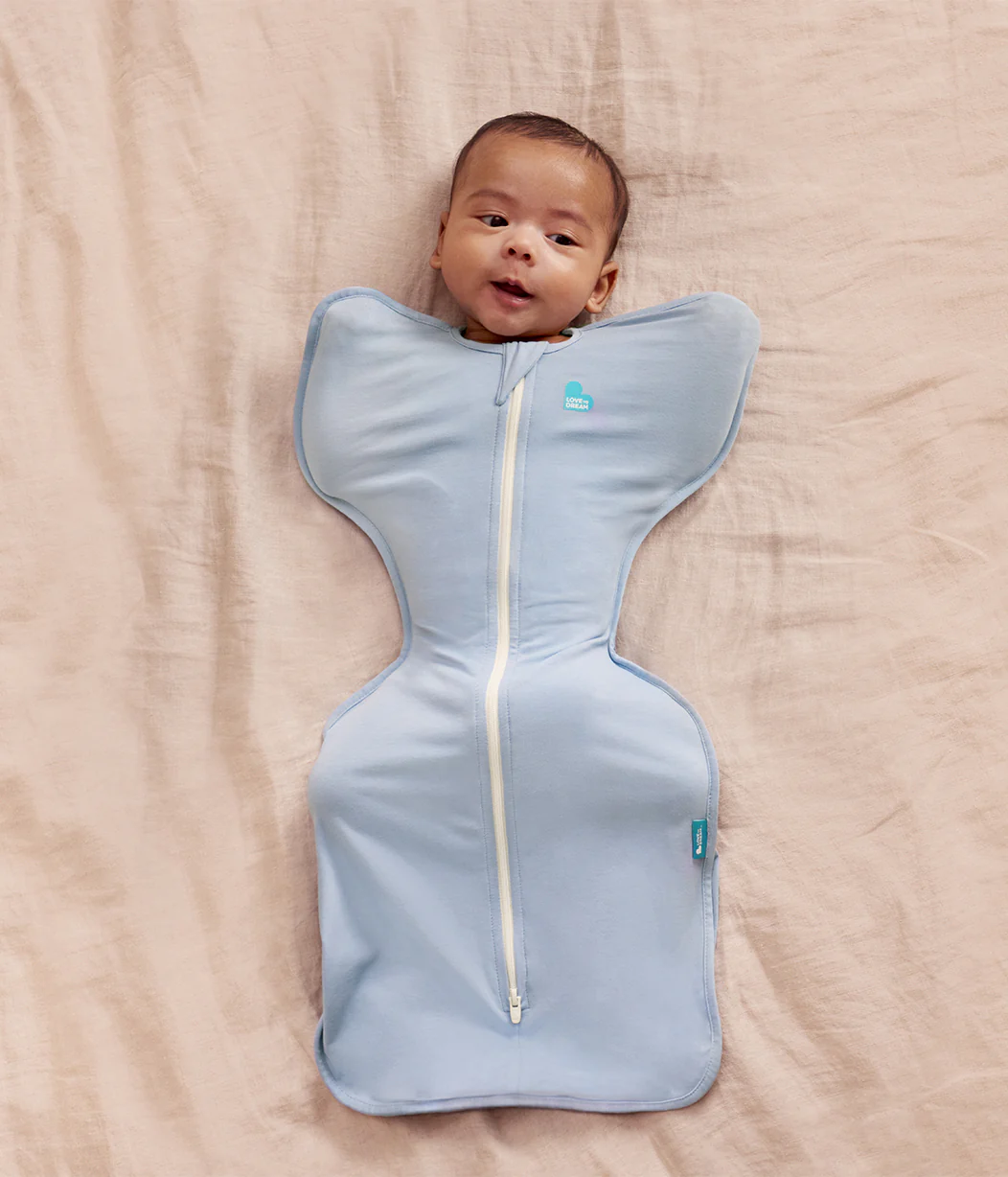Swaddle Up™ 0.2 TOG Cotton Soft Blue - Image 5