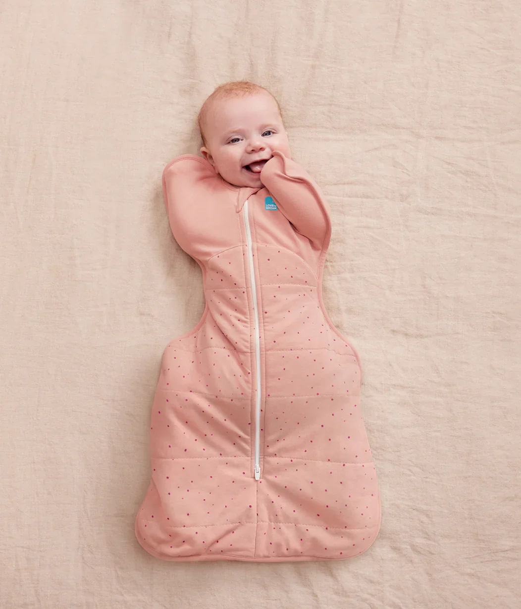 Swaddle Up Starter Bundle 1.5 | 2.5 TOG | Oat Twigs | Rose Pebbles | Olive Bees - Image 4