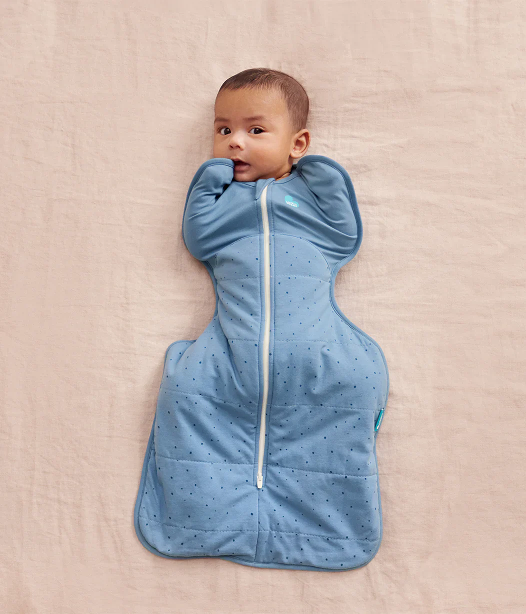 Swaddle Up Starter Bundle 1.5 | 2.5 TOG | Oat Twigs | Storm Blue Pebbles | Olive Bees - Image 4