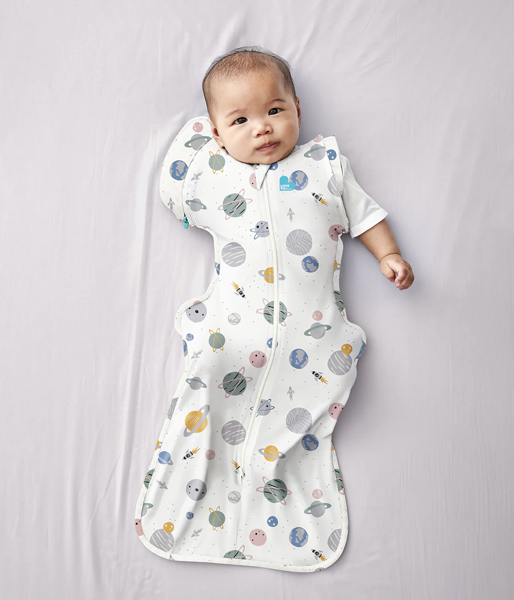 Swaddle Up™ Transition Bag 0.2 TOG Cotton White Space - Image 5