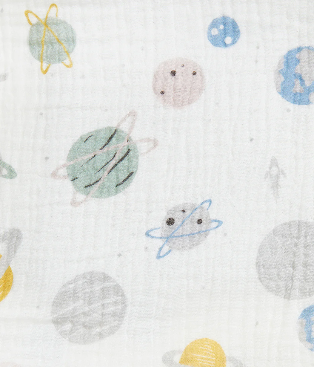 Wash Cloth 3 Pack Muslin Storm Blue Rocket - Image 4